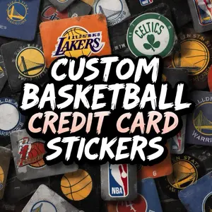 Custom Basketball Holographic Credit Card Decal Sticker Card Skin Vinyl Sticker Card Cover stylish Debit Skin Cover - For Small Chip Big Chip