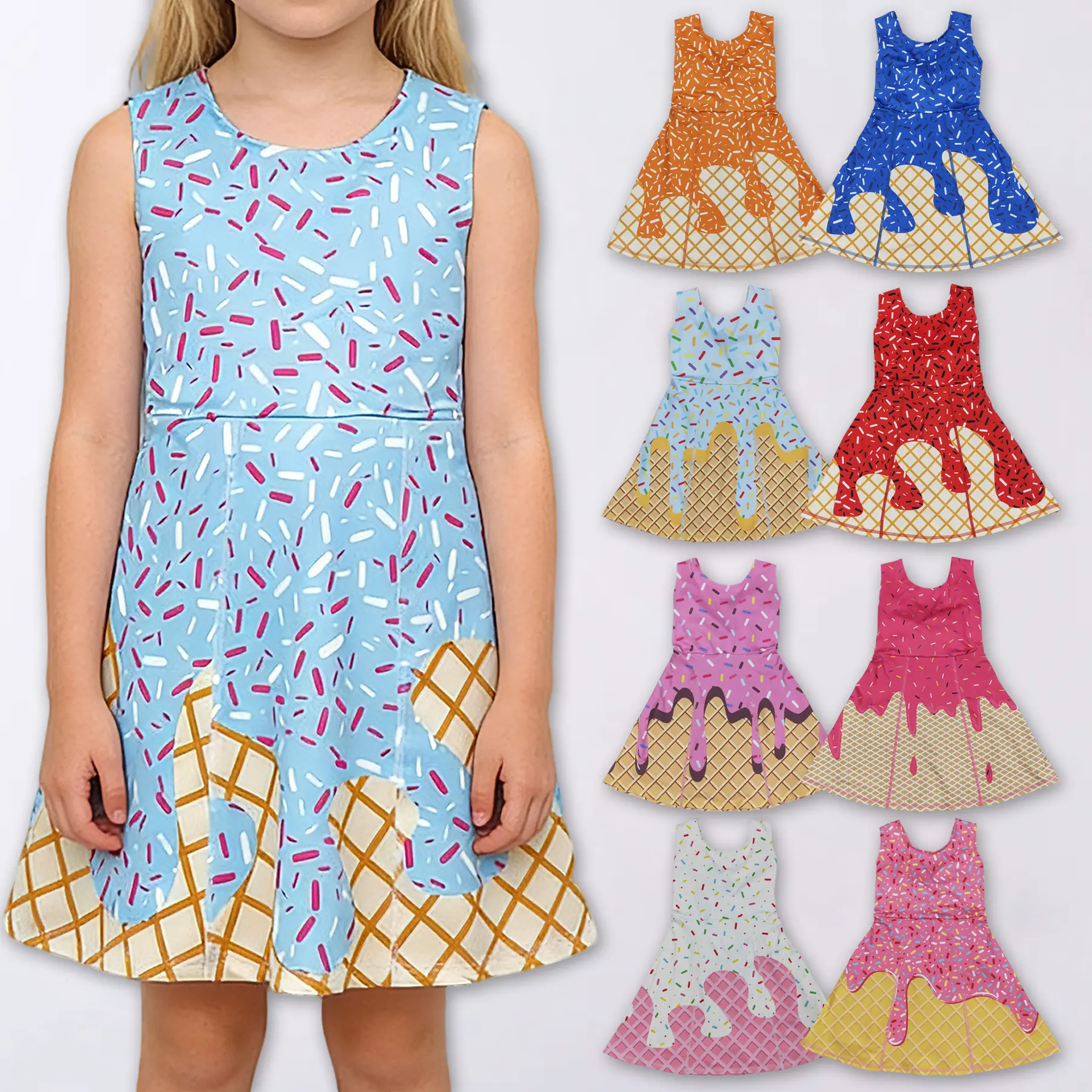 Girls' Athletic Baseball Dress, Kids Clothing Girls Dresses Girls' Athletic Baseball Dress, Kids Clothing Girls Dresses