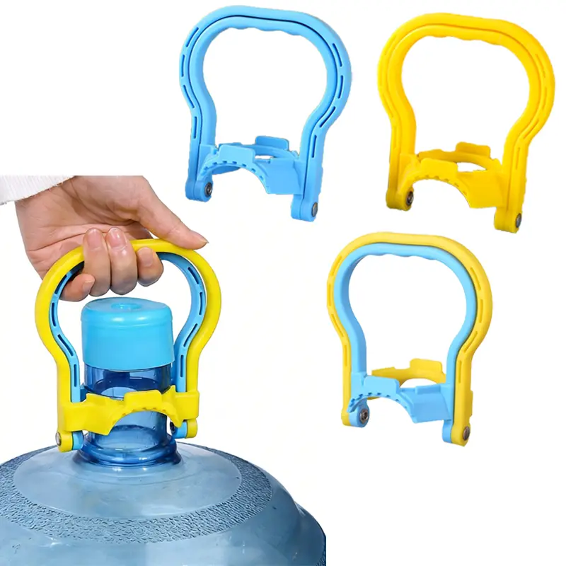 1 Pack Ergonomic Water Jug Grip,5 Gallon Water Jug Handle,3 Colours,Ergonomic,Heavy Duty,Anti-Slip,Energy Saving,Water Bottle Carrier Lifter,Easy Carry Water Jug,Home/Office/Factory Use, Tumbler, Drinkware, Lightweight