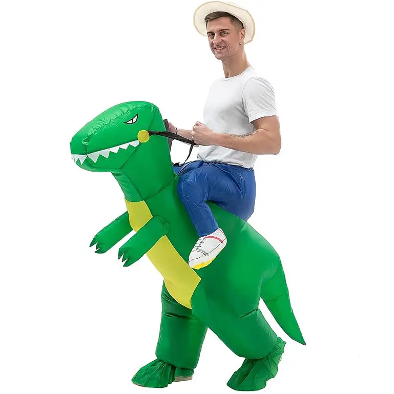 Dinosaur Inflatable Costume Adult, Blow Up Dinosaur Costume Adult, Inflatable Riding Dinosaur Costume Adult, T Rex Suit