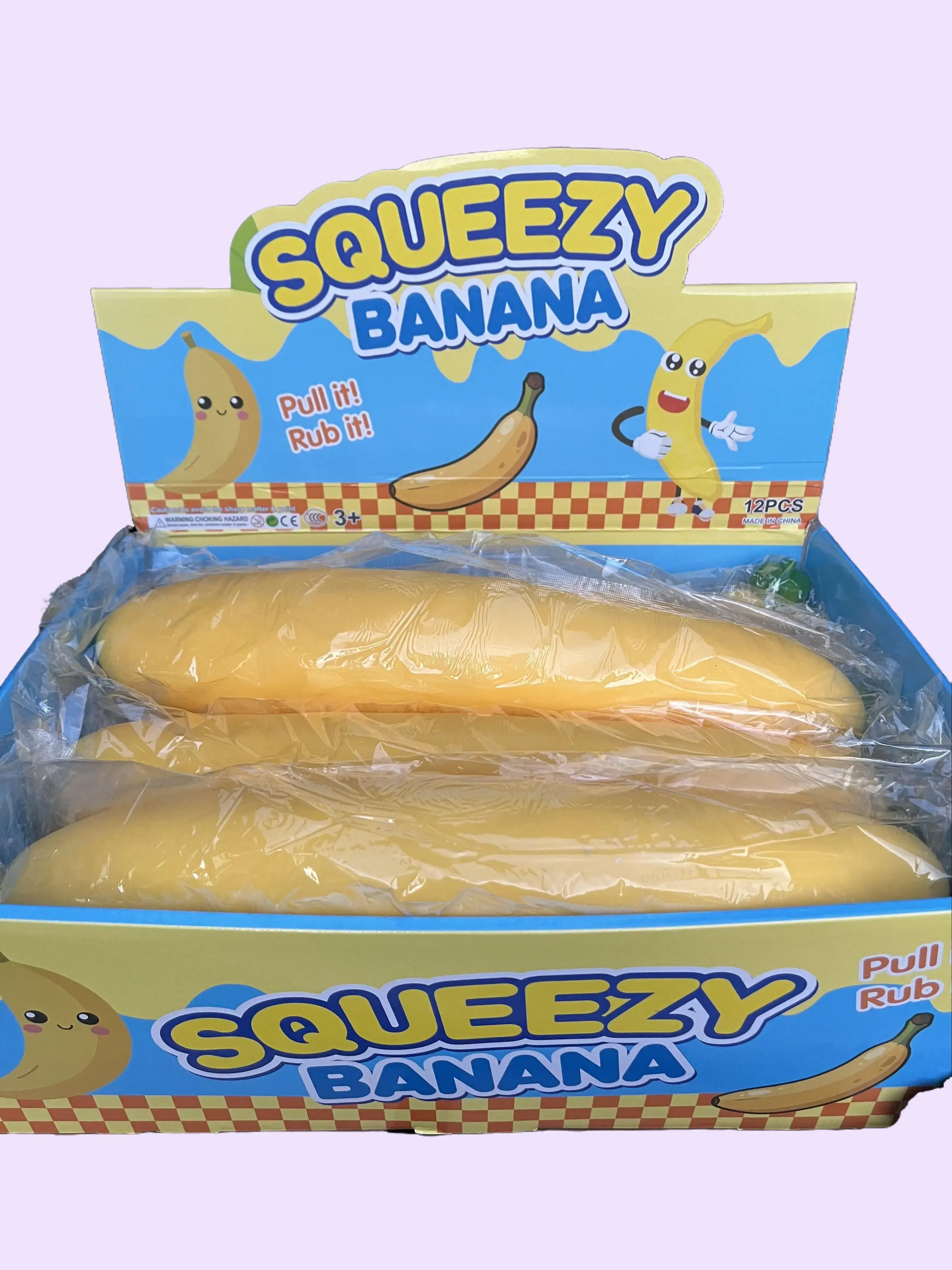Giant Banana Squishy – Jumbo Slow Rising Fruit Sensory Toy