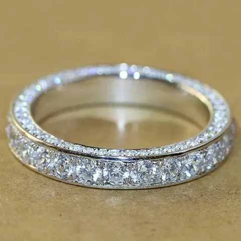 Classic Rhinestone Decorated Fashion Promise Ring for Gift, Trendy All-match & Exquisite Jewelry for Engagement Anniversary Party Jewelry Gifts for Women & Girls, Elegant Rhinestone Ring, Beautiful Rings