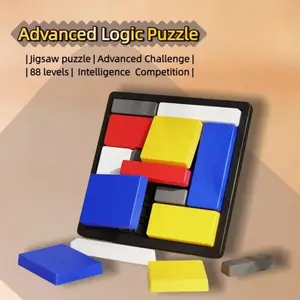 Logic Puzzle Brain Teaser Game，Educational Logic Toyfor Kids & Adults, 88 Challenging Levels, Travel Games for Ages 7+, Gifts for Boys and Girls gift