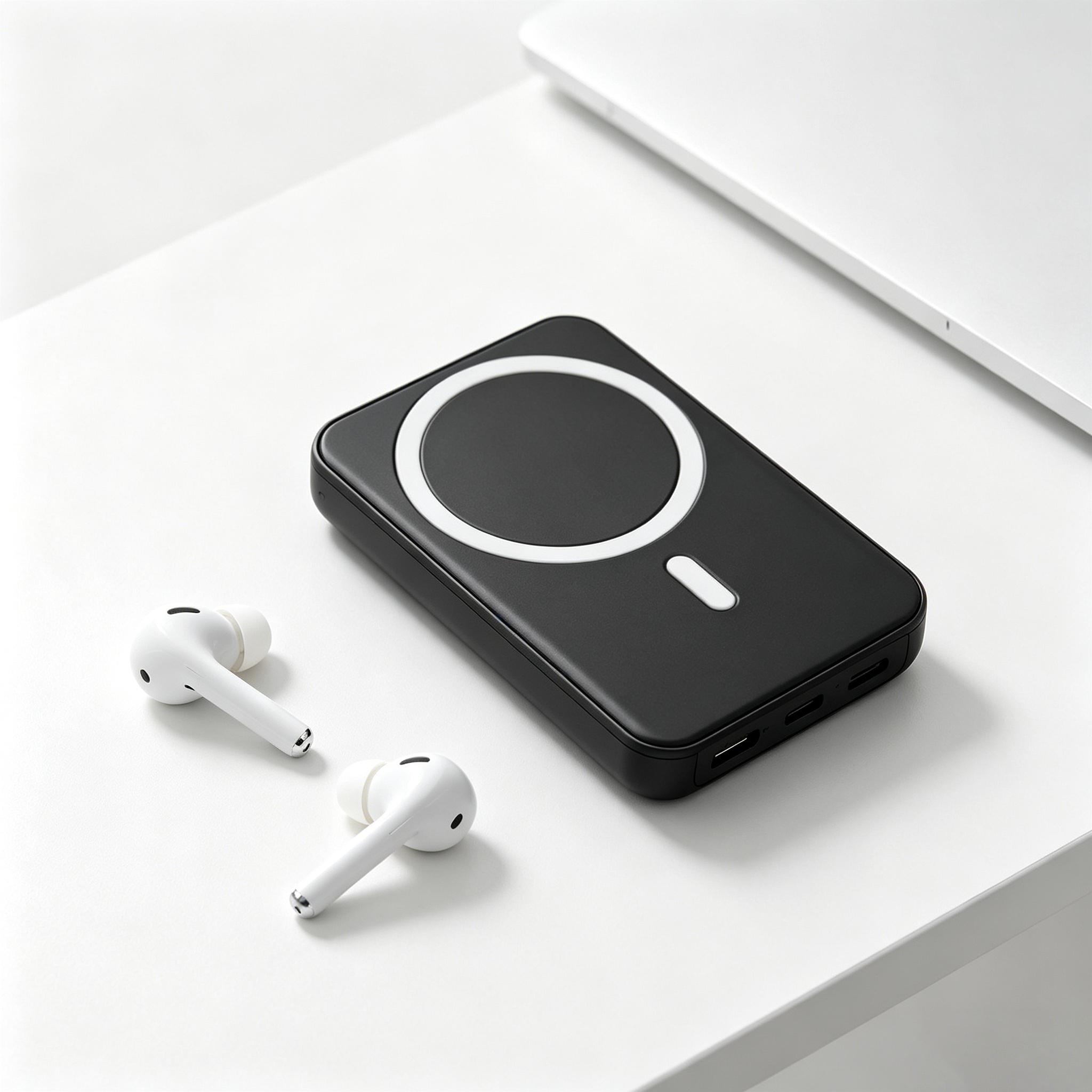 MagSafe Wireless Power Bank 5000mAh Compact Fast Charge for iPhone 12-17 Series in Pastel Colors Magnetic Charging Solution