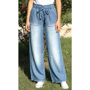 Chambray Pants