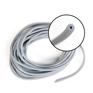 212 MAIN Gray Frame Lock Hollow Core Screen Spline, 0.22 in. x 25 ft., Secure Fit for Sailing & Water Sports Applications