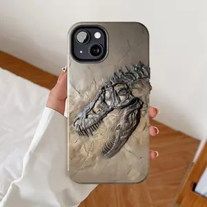 Fossil Bone Phone Case Prehistoric iPhone Cover Dinosaur Samsung Galaxy Ancient T-rex Google Pixel Jurassic Period Design History Lover Tough Case for iPhone Samsung Google Pixel Polycarbonate TPU Impact Resistant