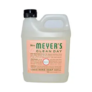 212 MAIN Olive Oil Cleansing Liquid Hand Soap Refill Bottle, Geranium Scent, Soft Formula - 33 fl oz