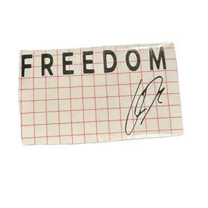 Freedom Charlie Kirk” for windshield decals , windows, any vehicle , walls and more!  Our decals will withstand any weather!   Easy yo apply!