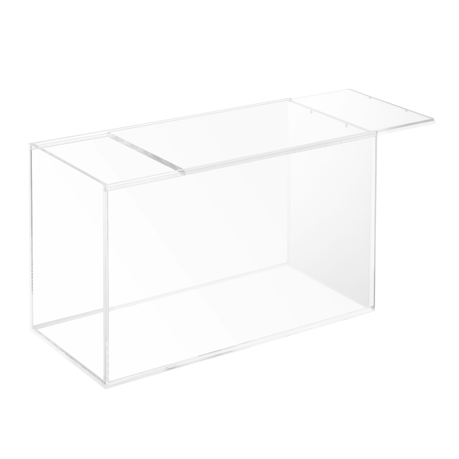 Acrylic Display Case For Booster Bundle PKMN TCG ETB Trading Graded Game Cards Stackable Storage Organizer Case Protector, Clear Magnetic Lid PKMN Booster Bundle Anime Cards Box Display Holder