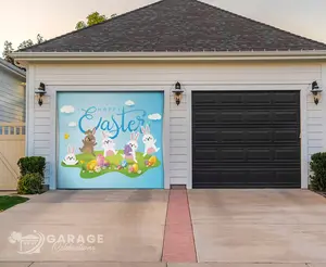 The Easter Bunny Hop! | Garage Door Cover