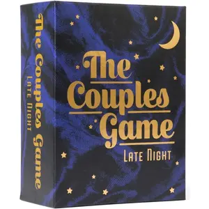 Dual-Player Night Card Game, Interactive Couple Game, Fun and Engaging, New Year's Day Valentine's Day Anniversary Romantic Date Deep Interactive Entertainment Desktop Card Game, Tabletop Games