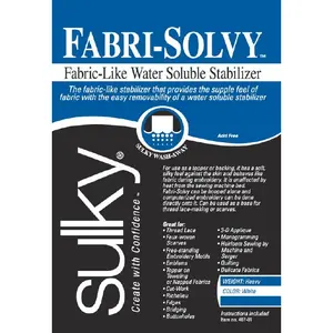 Sulky Fabri-Solvy 19.5" x 5yd Roll Firm Wash Away Embroidery Stabilizer 407-20