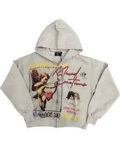 Mixed Emotions Broken Halo Hoodie Grey