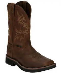 Justin Men's Driller Western Work Boot Steel Toe - Se4690