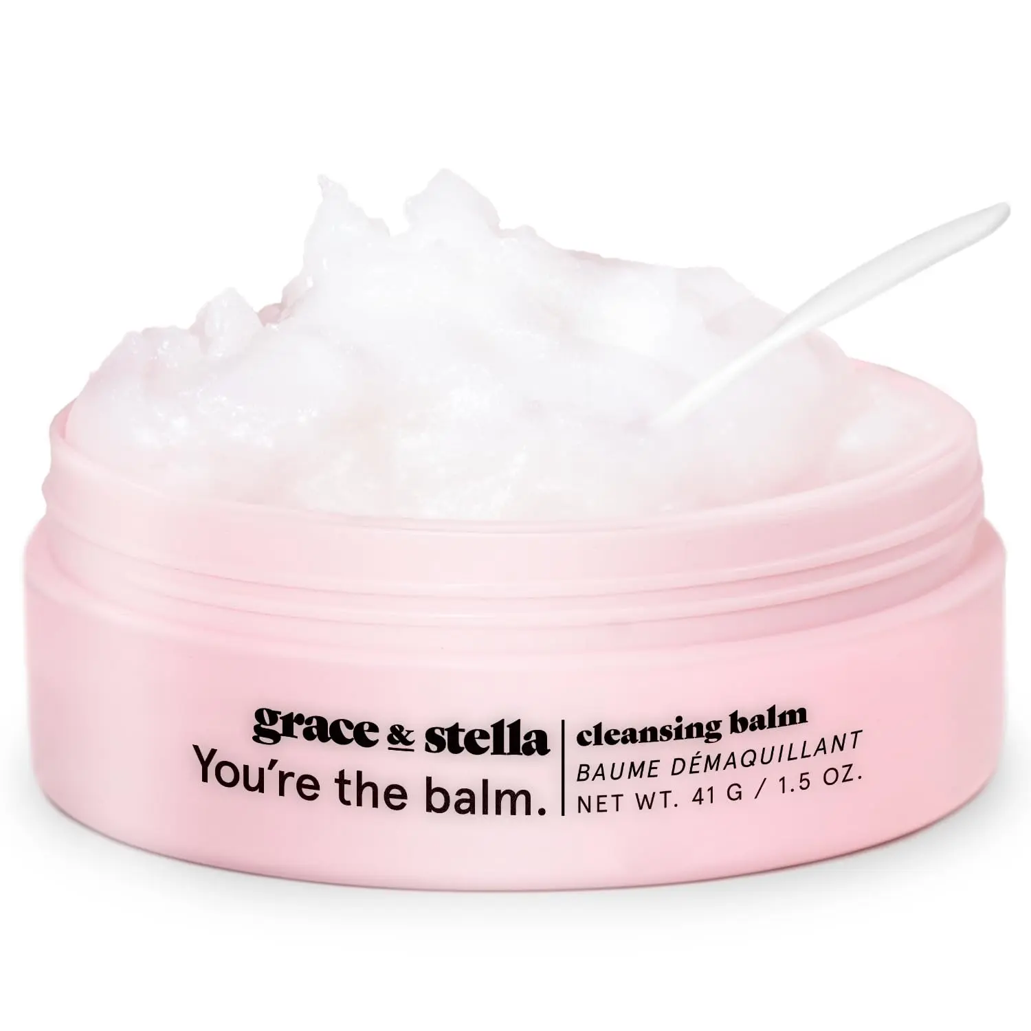 grace & stella Cleansing Balm - Travel Size Makeup Remover - Deep Cleansing & Hydrating Face Cleanser - Dissolves Waterproof Make Up, SPF & Impurities - Gentle on Skin - Vegan Skincare (41 g\/ 4.3 oz)
