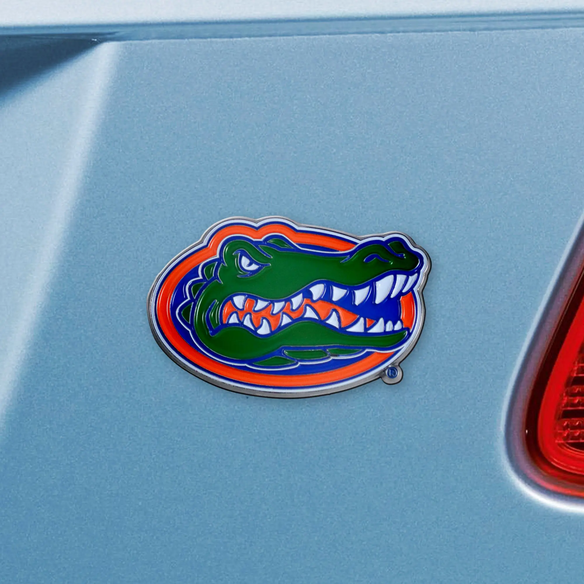 Florida Gators Color Chrome Auto Emblem