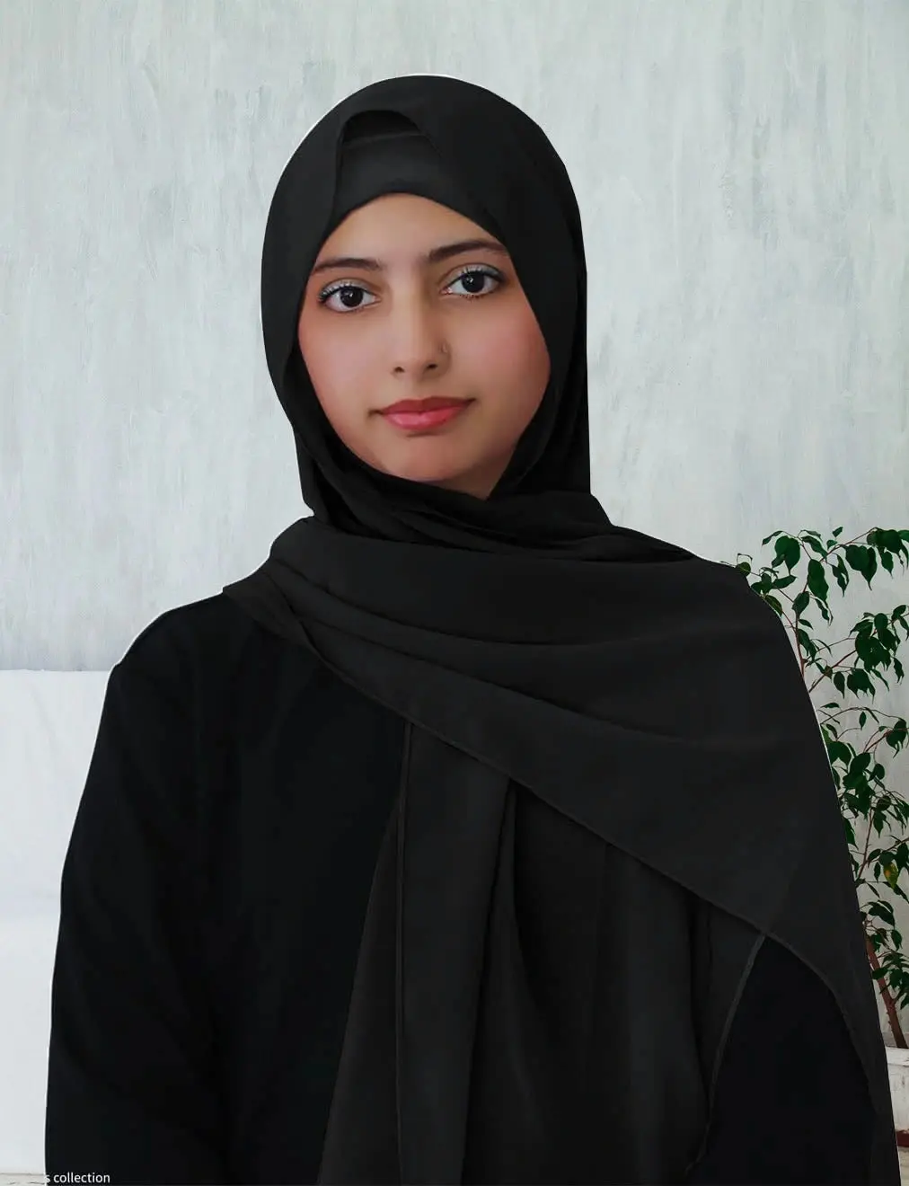 Lightweight Classic Chiffon Hijab | Black