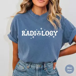 Comfort Colors RAD Tech Shirt, Comfort Colors Radiology T Shirt, RAD Tech Gift, Radiology, Radiologic Technologist Shirts, MRI Tech Shirt, X-ray Tech Gifts Cotton Fabric Tee Top