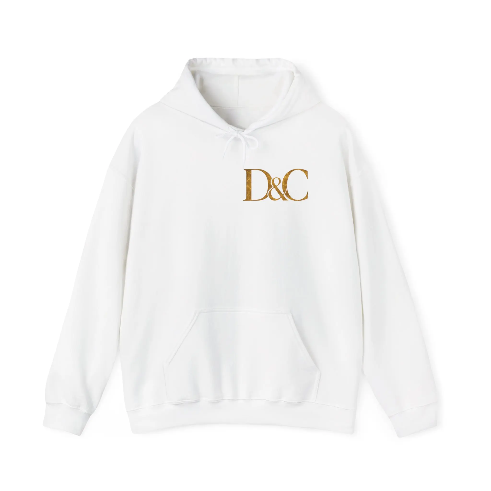 D&C Monogram Hoodie | Gold Lettering Pullover