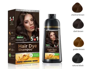 Hair Color Shampoo Magic Dye for Gray Hair, Lasting Color in Minutes