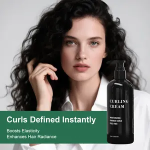 SILLKVA Curl Cream 300ml – Define & Hydrate Curls, Anti-Frizz Styling Cream for Soft, Bouncy, Natural Curls