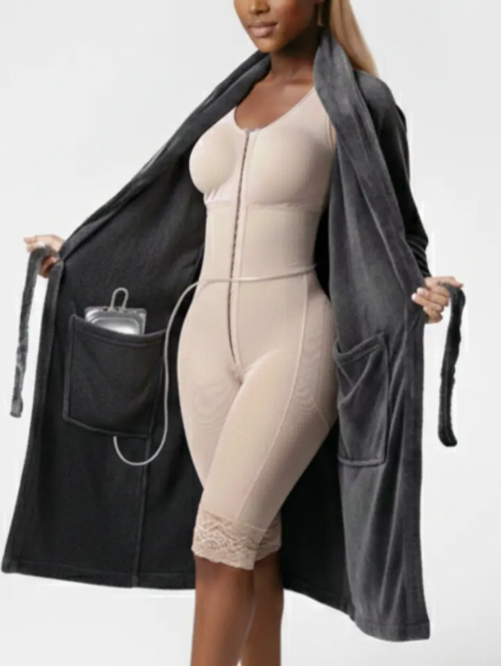 SNATCHED BODY Post-Op Recovery Robe | Lightweight Post-Surgery Bathrobe