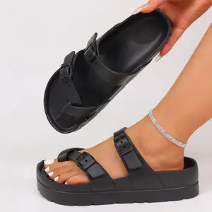Stylish Women's Cork Flat Sandals - Adjustable Toe Buckle, Breathable Cross-strap Design, Retro Chic Style, Comfortable Leisure Shoes with Soft Insoles and Anti-Slip Soles for Summer Vacation