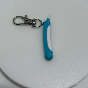 Purewick badge keychain