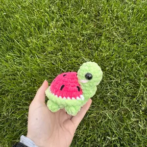 Handmade Crochet Small Fruit Themed Turtles