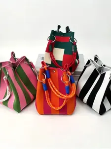 Women's Fashion Knitted Handbag, Casual Handbag, Single Shoulder Bag, Travel Accessory, Ideal for Daily Use & Special Occasions