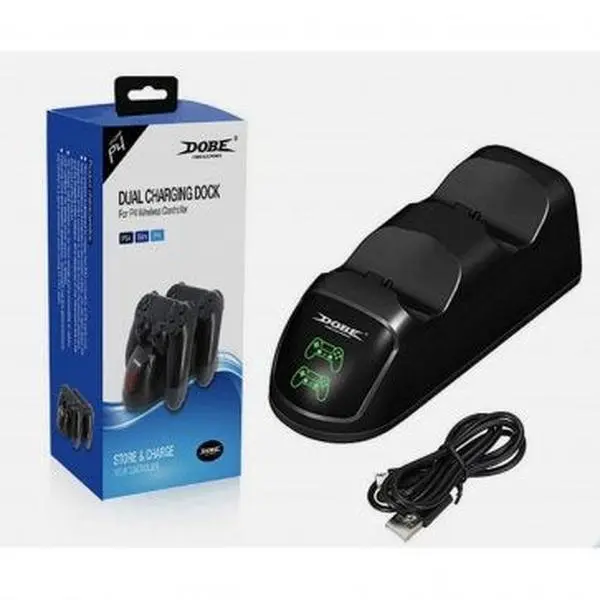 Dobe Dual Controller Charger with Light for PS4