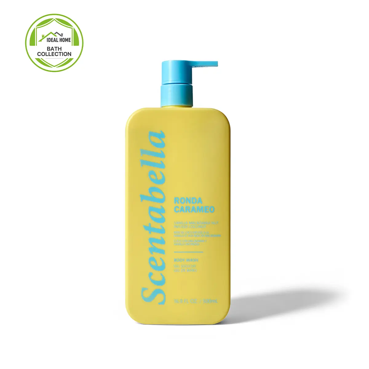 Scentabella Ronda Carameo Perfume Body Wash | Warm & Sweet Hydrating Scented Shower Soap for Body Care