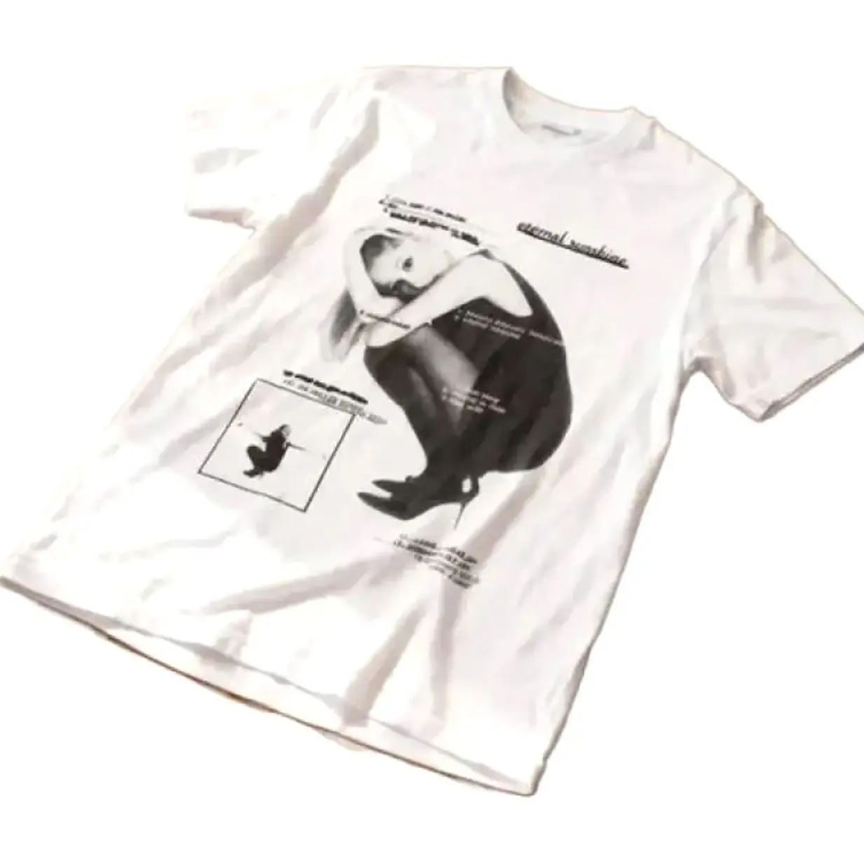 Eternal Sunshine TShirt Vintage Singer Tee Harajuku O-neck Casual Shirt for Men & Women Unisex Summer Concert Fan Tee Streetwear Fashion Trendy Everyday Outfit ASD