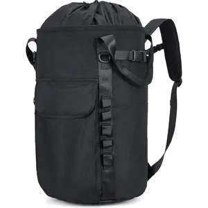 Arborist Rope Bag, 35L Tree Climbing Rope Bag, Arborist Equipment Bucket Backpack, Arborist Gear Carrier Bag with Side Pockets, Tough Rock Climbing Backpack, Rock and Tree Climbing Gear