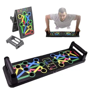 14 in 1 Push Up Rack Board Fitness Workout Training Home Gym Exercise Body Work