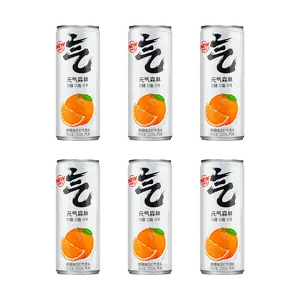 Chi Forest Sparkling Water, Orange Flavor, 0 Sugar 0 Fat 0 Calorie, 330ml Cans (6 Pack) - Refreshing Zero Calorie Drink