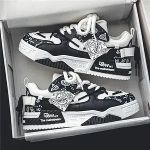 Men's Skateboarding Shoes – Casual Breathable Sneakers, Non-Slip Running & Sports Streetwear Shoes # MensSneakers # skate shoes # RunningShoes