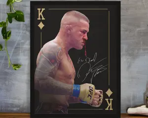 Dustin Poirier, Poster, UFC Poster, Poster Ideas, American Fighter Poster, Motivational Poster, UFC Fighter Posters, Wall Decor, MMA Poster