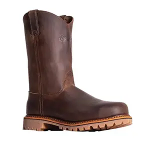 Silverado by Abilene 10" Joe - Vibram Sole Leather Cowboy Work Boots