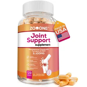 ZOOONE 3100mg Glucosamine Chondroitin Turmeric&Msm - Joint Support Supplement for Relief 120 Tablets for Bones, Back, Knees, Hands (120 Tablets)