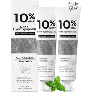 Nano-Hydroxyapatite Toothpaste |10% Hydroxyapatite -for Sensitive Teeth & Whitening | Fluoride-Free,Mint Flavor |Suitable for Adults & Kids Oral Care