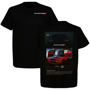 Dodge Challenger Hellcat SRT T-Shirt/Hoodie, SRT Muscle Car Shirt, American Performance Muscle Car Apparel Cotton Short Sleeve Streetwear Top Menswear Car Enthusiast Gift For Fan, For Men