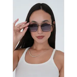 VIOLA Aviator Sunglasses with Copper Frame UV Protection Lightweight 57-12-142mm for Everyday Versatility