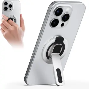 Magsafe Phone Grip Holder, Car Mount Magnetic Ring Stand, Fidget Toy Design, 360° Rotation Gym Bracket, Abs Material, Compatible with All Phones, Cellphone Accessories