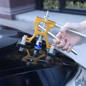 Car Scratch Repair Tool Kit, Automotive Repair Tools with 10/20 Pads, Portable Body Puller, Professional Car Body Scratch Remover Set, Plastic Material