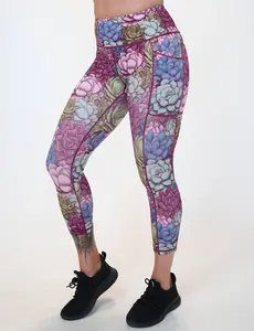 CVG Succa For Plants Leggings, Gym Leggings, Squat Proof, Activewear