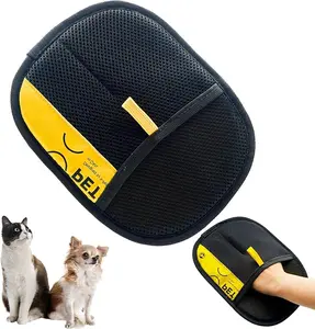 Electrostatic Pet Hair Removal Gloves, Reusable Cat & Dog Hair Remover for Couch, Furniture, Carpet, Car Seat, Upgraded Animal Fur Removal Tool, Cat Grooming Gloves