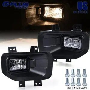 Clear Driving Bumper Fog Lights Replacement Fit For 2015-2017 Ford F150 Pickup