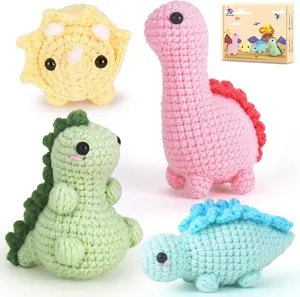 Crochetta Crochet Kit for Beginners with Step-by-Step Video Tutorials Suitable for Adults and Children Contains Over 40% High-Quality Yarn Mini Desk Set